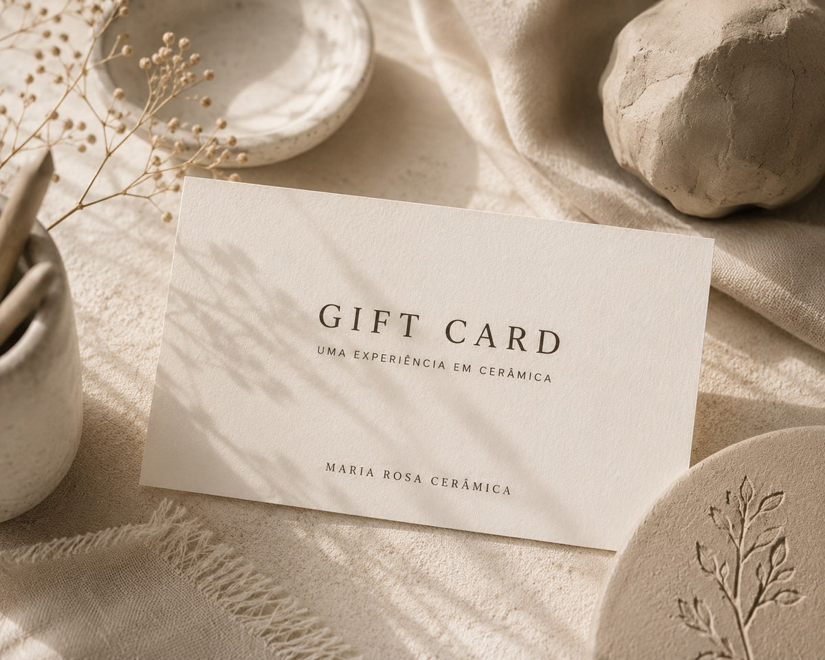 GIFT CARD Uma experiência em cerâmica
